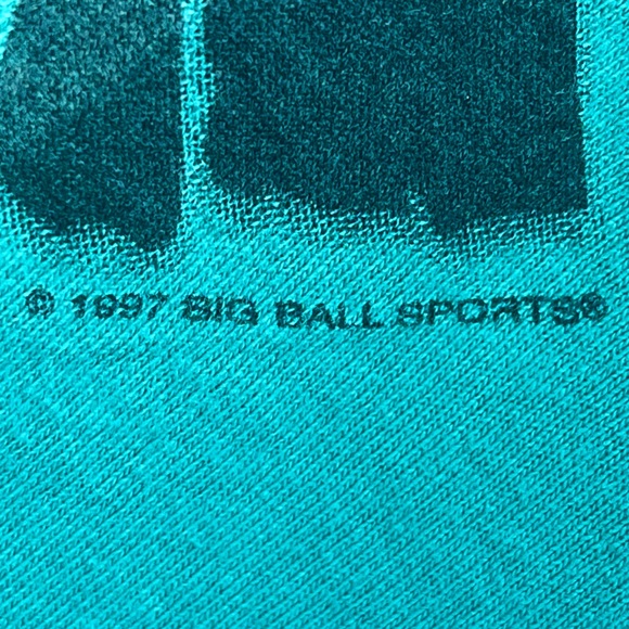 1997 single stitch big ball sports “reach out and crush someone” soccer t-shirt. - Picture 5 of 7
